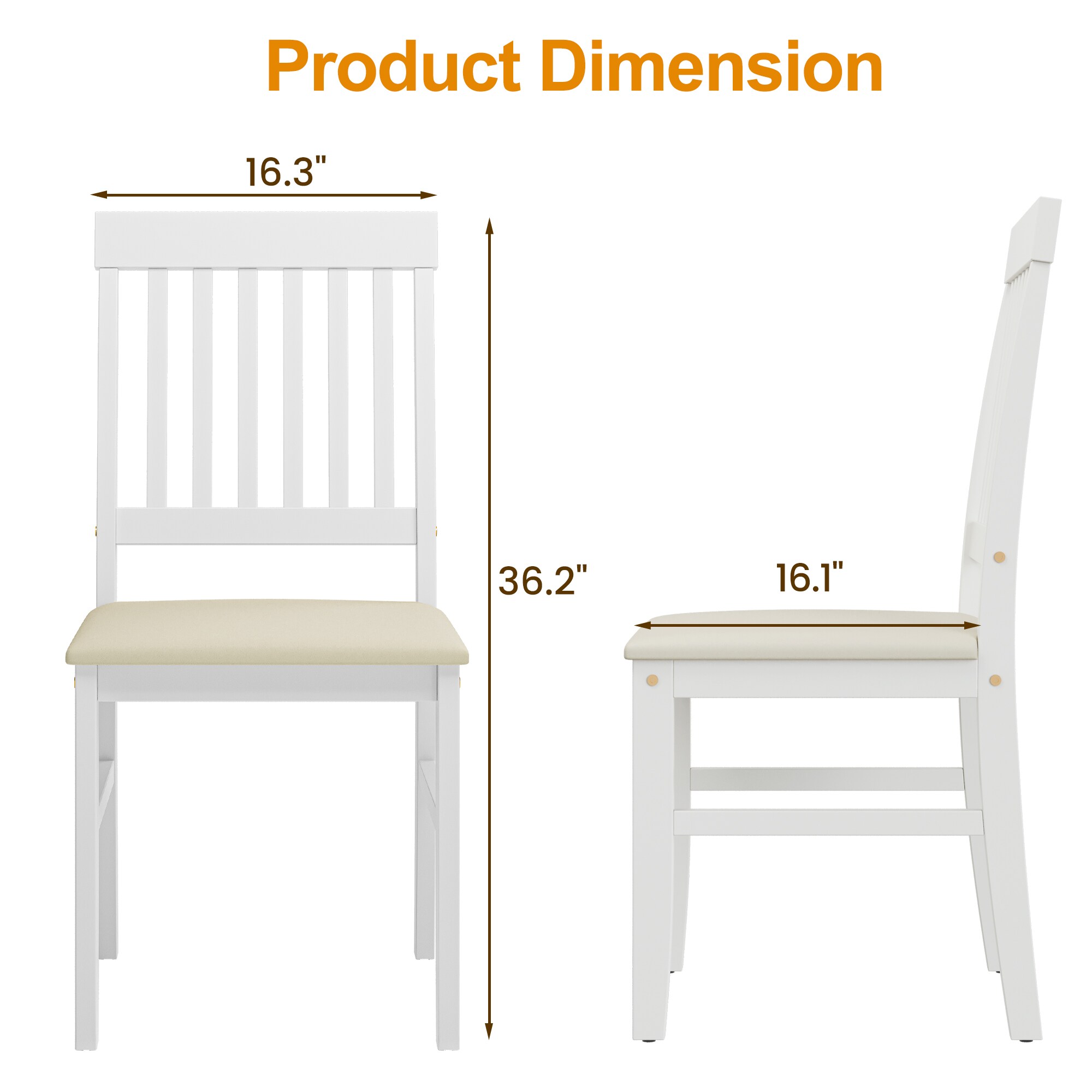 Modern Dining Chairs Set Of 2 With Solid Wood Legs And Leather_voghion.com